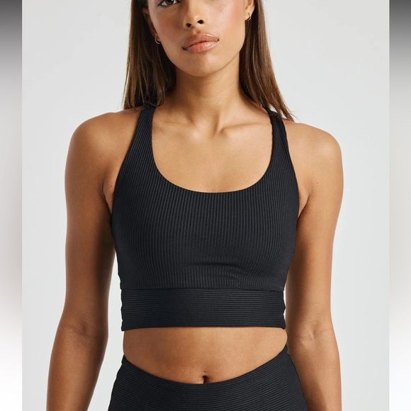 Year of Ours RIBBED GYM BRA black small - Picture 1 of 8